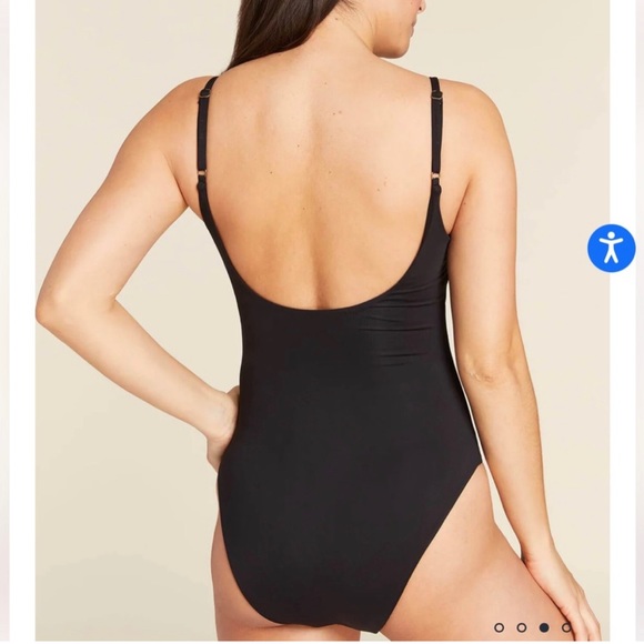 Andie Swim The Santorini One Piece in Black NWT size 3XL - Picture 3 of 6